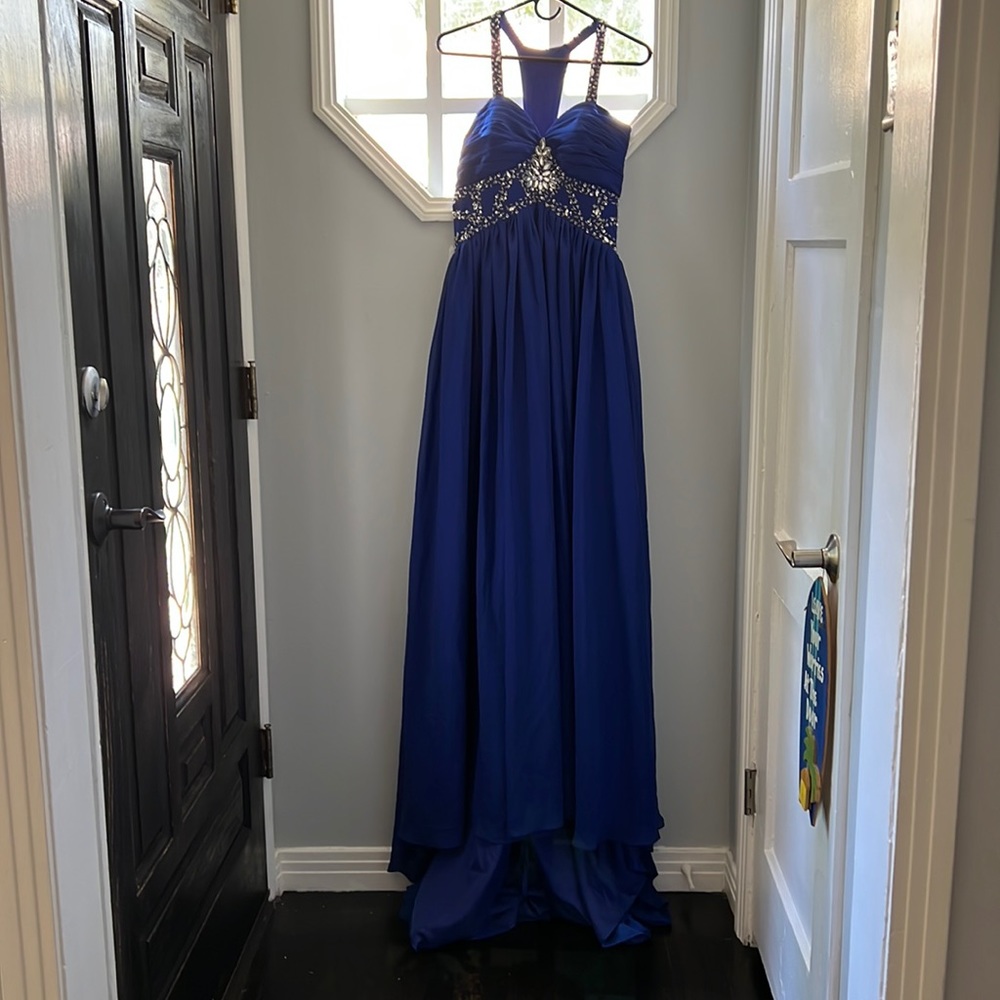 Royal Blue Wedding/Evening Dress Size 6